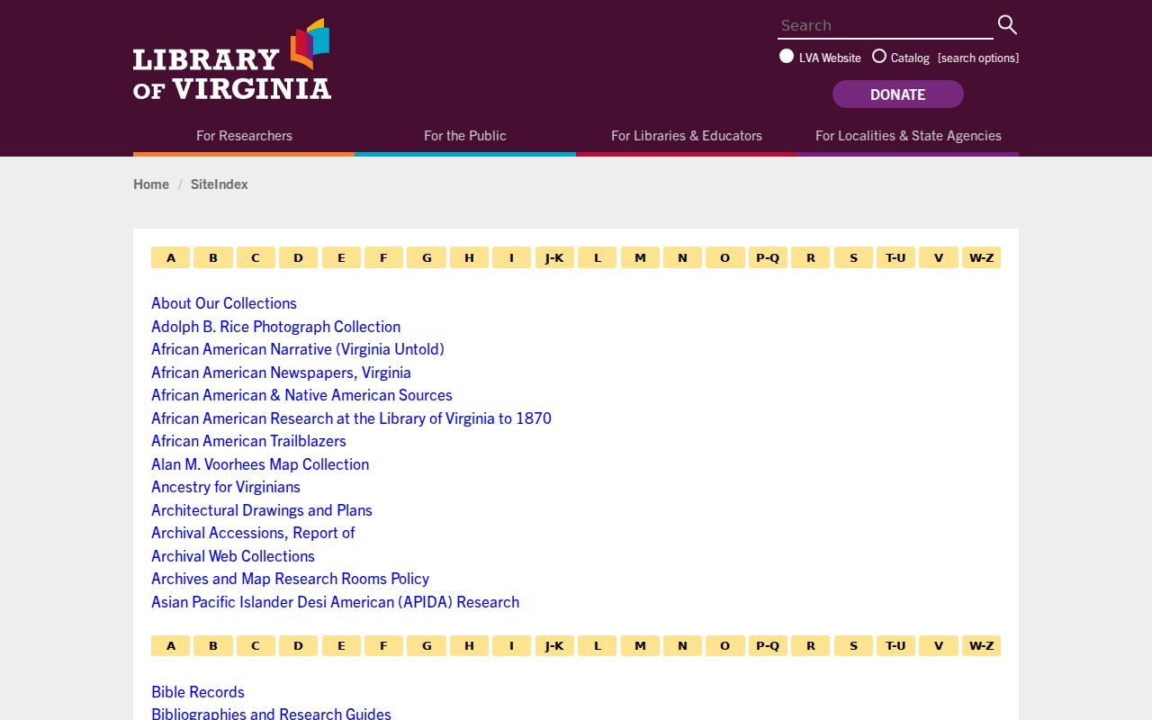 Petersburg city directory companion, Library of Virginia Petersburg newspaper index